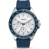 Correa de reloj Fossil BQ2292 Silicona Azul 22mm